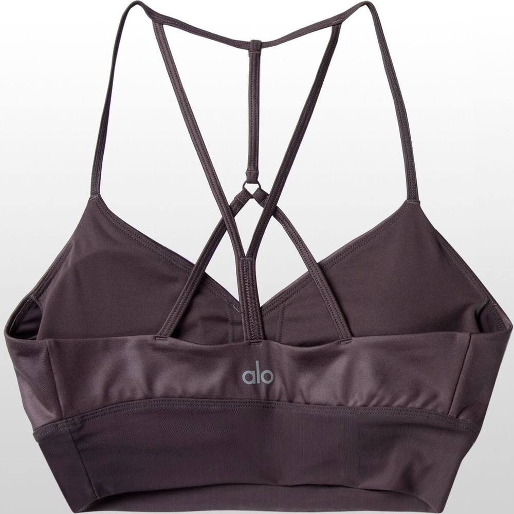 ALO Sports Bra Size M Color Plum